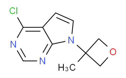 CAS No. 1402446-56-3, 4-Chloro-7-(3-methyloxetan-3-yl)-7H-pyrrolo[2,3-d]pyrimidine