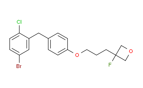 DY732755 | 1802489-69-5 | 3-(3-(4-(5-Bromo-2-chlorobenzyl)phenoxy)propyl)-3-fluorooxetane