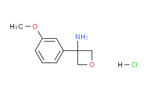 CAS No. 1332765-95-3, 3-(3-Methoxyphenyl)oxetan-3-amine hydrochloride