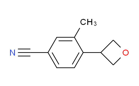 CAS No. 1392467-03-6, 3-Methyl-4-(oxetan-3-yl)benzonitrile