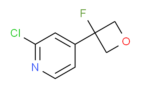CAS No. 1419221-52-5, 2-Chloro-4-(3-fluorooxetan-3-yl)pyridine