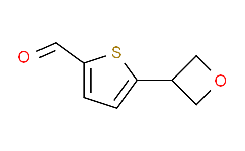 CAS No. 1368341-26-7, 5-(Oxetan-3-yl)thiophene-2-carbaldehyde