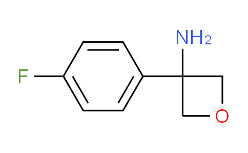 CAS No. 1260672-73-8, 3-(4-Fluorophenyl)oxetan-3-amine