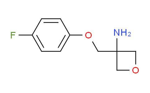 CAS No. 1268058-20-3, 3-((4-Fluorophenoxy)methyl)oxetan-3-amine