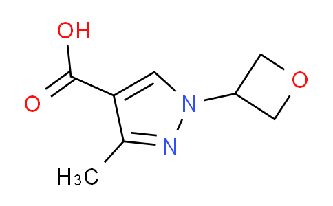 CAS No. 1956324-78-9, 3-Methyl-1-(oxetan-3-yl)-1H-pyrazole-4-carboxylic acid