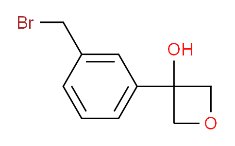 CAS No. 1956334-66-9, 3-(3-(Bromomethyl)phenyl)oxetan-3-ol