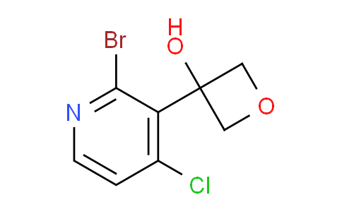 CAS No. 1434051-16-7, 3-(2-Bromo-4-chloropyridin-3-yl)oxetan-3-ol