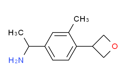 CAS No. 1823958-77-5, 1-(3-Methyl-4-(oxetan-3-yl)phenyl)ethanamine