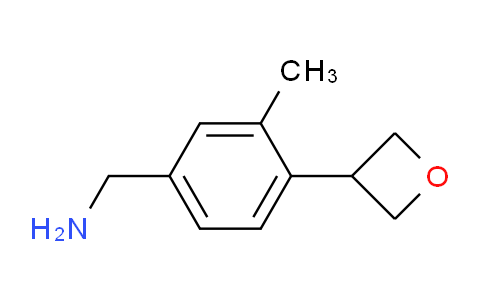 CAS No. 1823952-09-5, (3-Methyl-4-(oxetan-3-yl)phenyl)methanamine