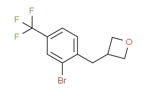 CAS No. 1822801-87-5, 3-(2-Bromo-4-(trifluoromethyl)benzyl)oxetane