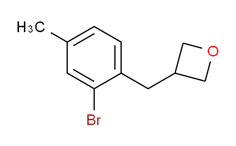 CAS No. 1823328-46-6, 3-(2-Bromo-4-methylbenzyl)oxetane