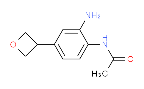 CAS No. 1823901-99-0, N-(2-Amino-4-(oxetan-3-yl)phenyl)acetamide