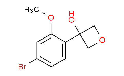 CAS No. 1467060-99-6, 3-(4-Bromo-2-methoxyphenyl)oxetan-3-ol