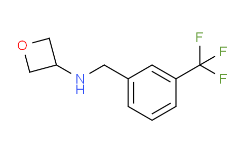 CAS No. 1341576-78-0, N-(3-(Trifluoromethyl)benzyl)oxetan-3-amine