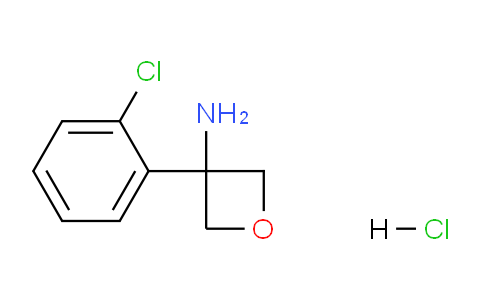 CAS No. 1332765-90-8, 3-(2-Chlorophenyl)oxetan-3-amine hydrochloride