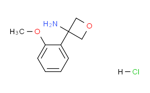 CAS No. 1332765-89-5, 3-(2-Methoxyphenyl)oxetan-3-amine hydrochloride
