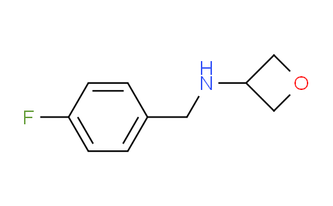 CAS No. 1342642-90-3, N-(4-Fluorobenzyl)oxetan-3-amine