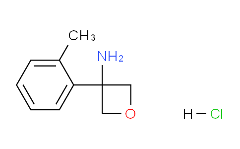 CAS No. 1322200-82-7, 3-(o-Tolyl)oxetan-3-amine hydrochloride