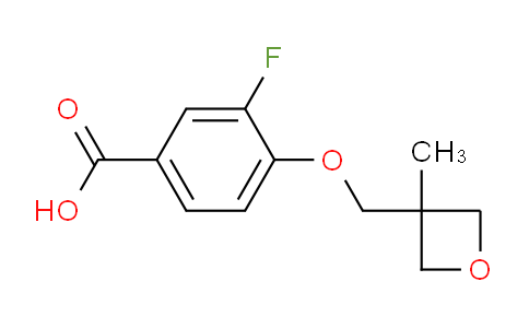 DY732902 | 1402232-75-0 | 3-Fluoro-4-((3-methyloxetan-3-yl)methoxy)benzoic acid