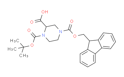CAS No. 218278-58-1, 1-Boc-4-Fmoc-2-piperazinecarboxylic acid