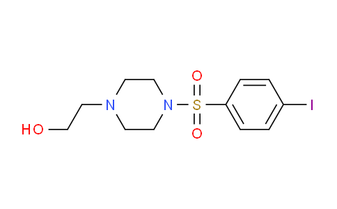 CAS No. 941256-92-4, 2-{4-[(4-Iodophenyl)sulfonyl]piperazino}-1-ethanol