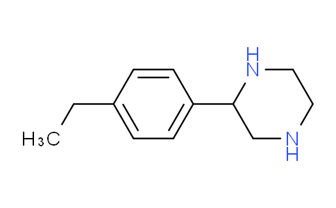 CAS No. 910444-30-3, 2-(4-Ethylphenyl)piperazine