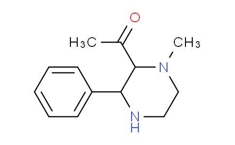 CAS No. 960403-88-7, 1-(1-methyl-3-phenylpiperazin-2-yl)ethan-1-one