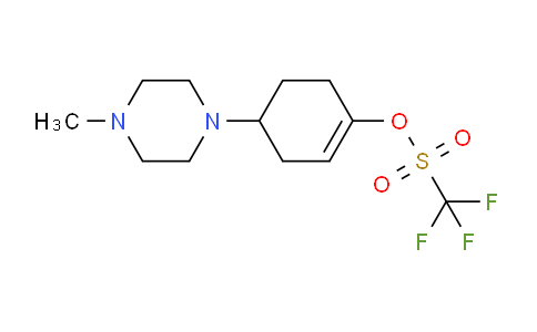 CAS No. 1046793-61-6, 4-(4-methylpiperazin-1-yl)cyclohex-1-en-1-yl trifluoromethanesulfonate
