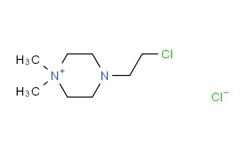 CAS No. 108129-20-0, 4-(2-chloroethyl)-1,1-dimethylpiperazin-1-ium chloride