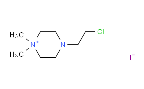 CAS No. 108131-10-8, 4-(2-chloroethyl)-1,1-dimethylpiperazin-1-ium iodide