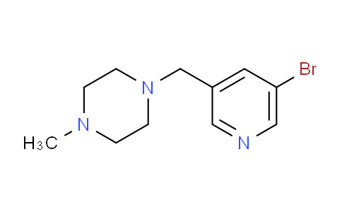 CAS No. 1160924-36-6, 1-((5-bromopyridin-3-yl)methyl)-4-methylpiperazine
