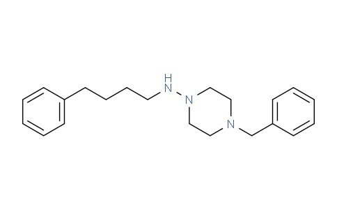 CAS No. 1159687-92-9, 4-benzyl-N-(4-phenylbutyl)piperazin-1-amine