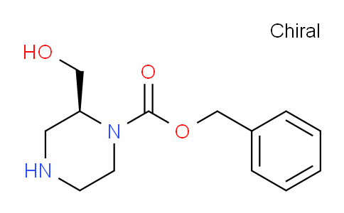 CAS No. 1217675-92-7, benzyl (S)-2-(hydroxymethyl)piperazine-1-carboxylate