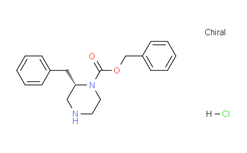 CAS No. 1217679-84-9, benzyl (S)-2-benzylpiperazine-1-carboxylate hydrochloride