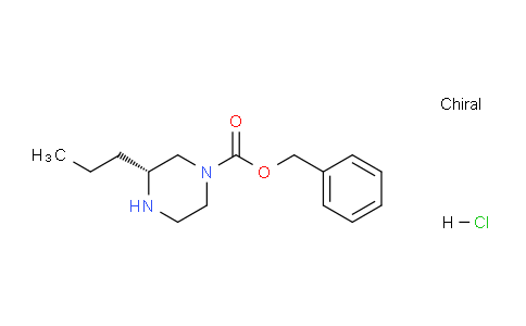 CAS No. 1217717-24-2, benzyl (R)-3-propylpiperazine-1-carboxylate hydrochloride