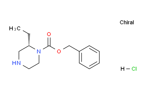 CAS No. 1217612-78-6, benzyl (S)-2-ethylpiperazine-1-carboxylate hydrochloride