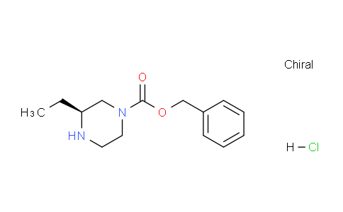 CAS No. 1217764-12-9, (S)-Benzyl 3-ethylpiperazine-1-carboxylate hydrochloride