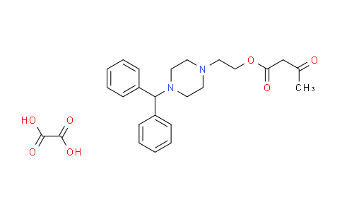 CAS No. 1261268-85-2, 2-(4-Benzhydrylpiperazin-1-yl)ethyl 3-oxobutanoate oxalate