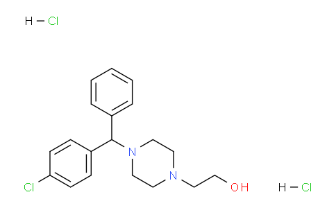CAS No. 164726-80-1, 2-(4-((4-Chlorophenyl)(phenyl)methyl)piperazin-1-yl)ethanol dihydrochloride