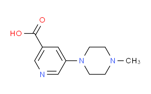 CAS No. 450368-31-7, 5-(4-methylpiperazin-1-yl)nicotinic acid
