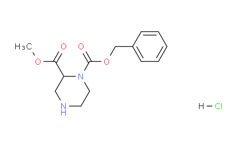 CAS No. 392332-17-1, 1-Benzyl 2-methyl piperazine-1,2-dicarboxylate hydrochloride