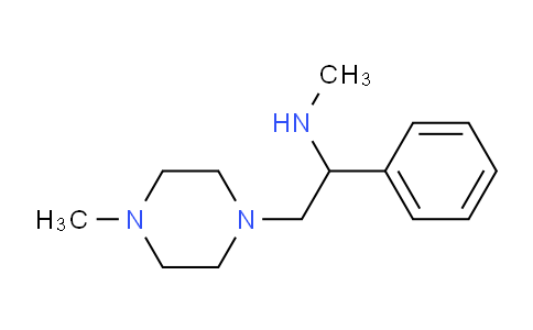 CAS No. 885950-68-5, N-methyl-2-(4-methylpiperazin-1-yl)-1-phenylethan-1-amine