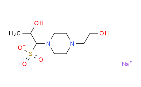 CAS No. 89648-37-3, Sodium 2-hydroxy-1-(4-(2-hydroxyethyl)piperazin-1-yl)propane-1-sulfonate