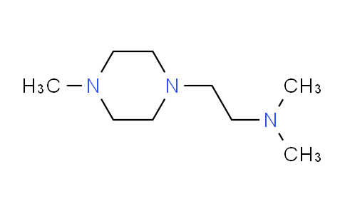 CAS No. 104-19-8, N,N-dimethyl-2-(4-methylpiperazin-1-yl)ethan-1-amine