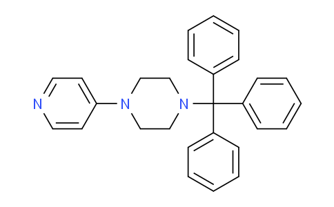 CAS No. 854159-13-0, 1-(pyridin-4-yl)-4-tritylpiperazine