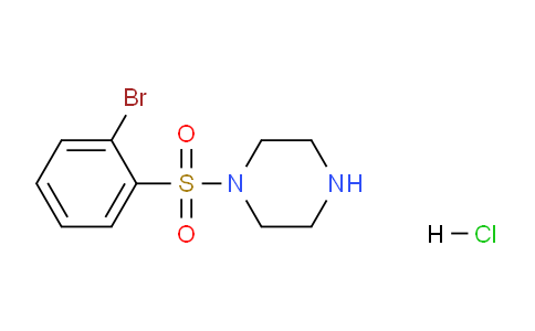 CAS No. 864759-56-8, 4-(2-Bromo- benzenesulfonyl)- piperazine hydrochloride