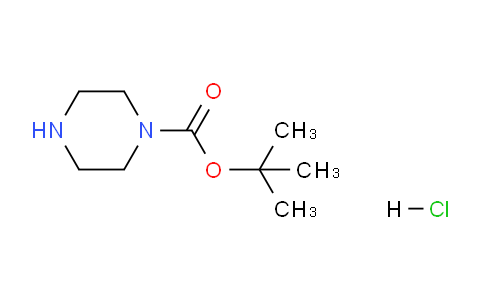 CAS No. 76535-74-5, tert-Butyl piperazine-1-carboxylate hydrochloride