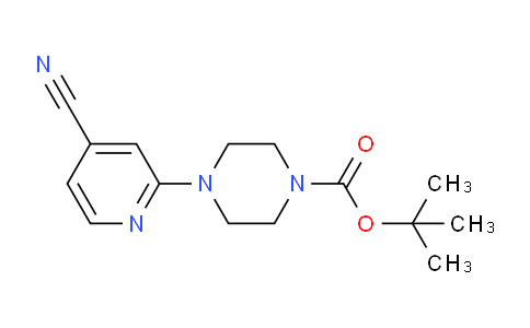 CAS No. 884507-31-7, tert-butyl 4-(4-cyanopyridin-2-yl)piperazine-1-carboxylate
