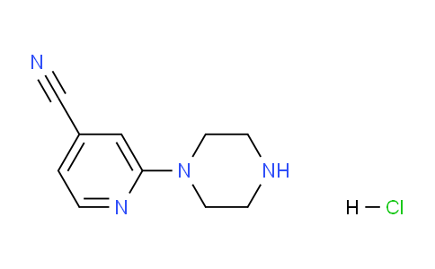 CAS No. 1185316-24-8, 2-(piperazin-1-yl)isonicotinonitrile hydrochloride