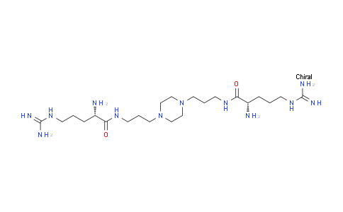 CAS No. 1438492-26-2, (2S,2'S)-N,N'-(piperazine-1,4-diylbis(propane-3,1-diyl))bis(2-amino-5-guanidinopentanamide)